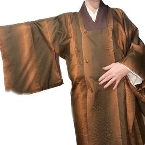 Elegant Brown Kimono Jacket